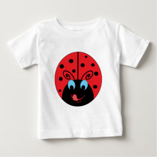 Camiseta Para Bebê Ladybug