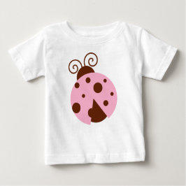 Camiseta Para Bebê Ladybug, Ladybug Rosa, Ladybug Cute, Ladybug