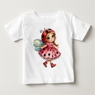Camiseta Para Bebê Ladybug Repleto