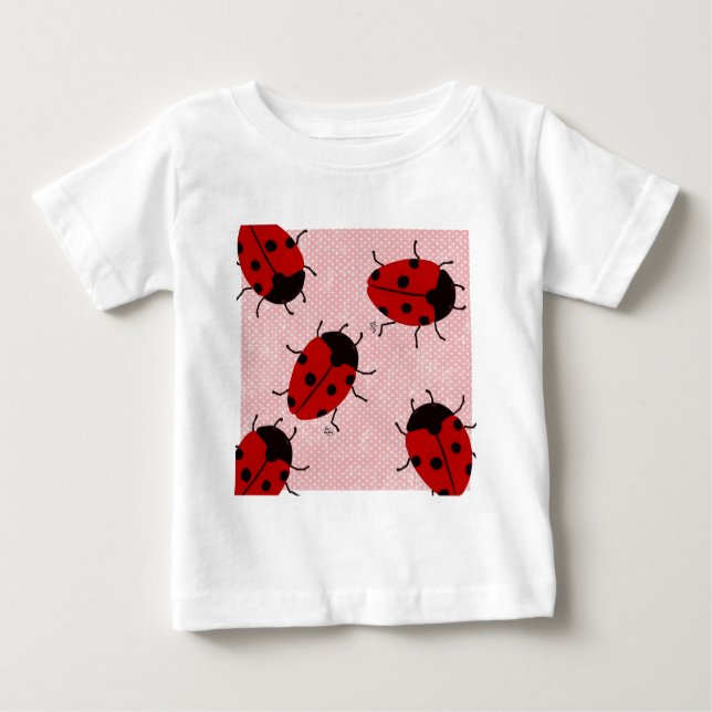 CAMISETA PARA BEBÊ LADYBUGS (Frente)