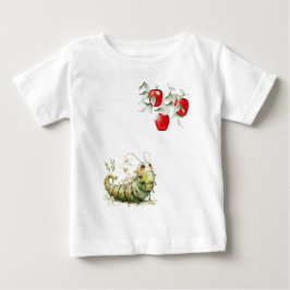 Camiseta Para Bebê Lagarta Fofa