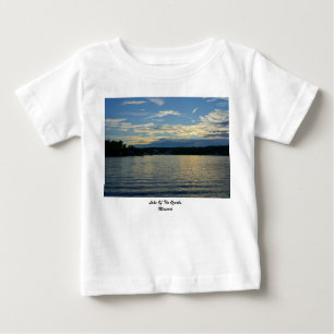 Camiseta Para Bebê Lago De Ozarks Blue Sunset