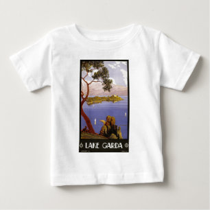 Camiseta Para Bebê Lago Garda