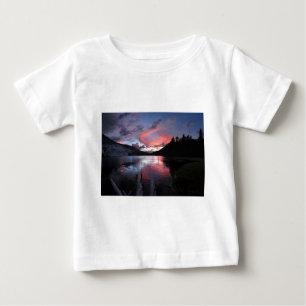Camiseta Para Bebê Lago Merck Sunset - Yosemite - Califórnia