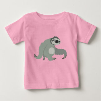 Camiseta Para Bebê Lama de animação bonita em uma camiseta de bebê ap