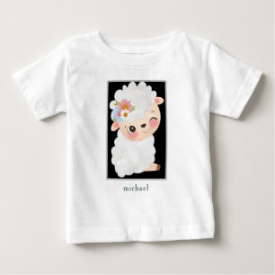 Camiseta Para Bebê Lambe-Bebê Personalizado