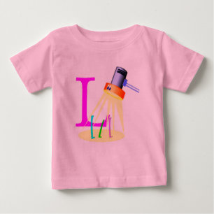 Camiseta Para Bebê Lamp Baby T-Shirt