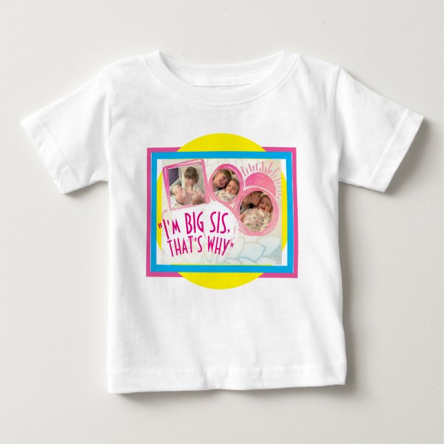 Camiseta Para Bebê Lança brilhante e ensolarada para diversão de verã (Frente)