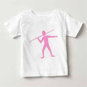 Camiseta Para Bebê Lançador de Dardo - Rosa