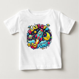 Camiseta Para Bebê "Lance para o Tee Divertido"