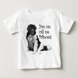 Camiseta Para Bebê Landseer NewfoundlandPrincess