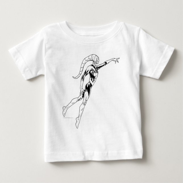 Camiseta Para Bebê Lanterna Azul 11 (Frente)