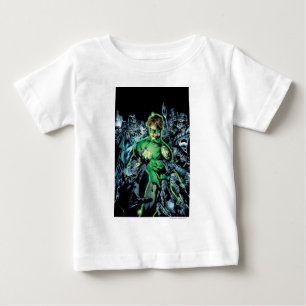 Camiseta Para Bebê Lanterna verde cercada - cor