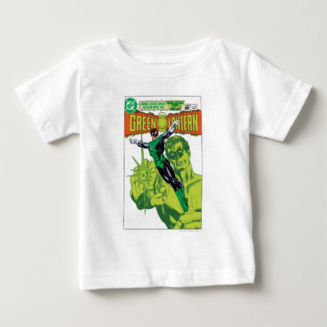 Camiseta Para Bebê Lanterna Verde - Cobrir Cômica de Ação (Frente)