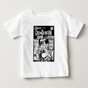 Camiseta Para Bebê Lanterna verde - cómico, preto protegidos verde e