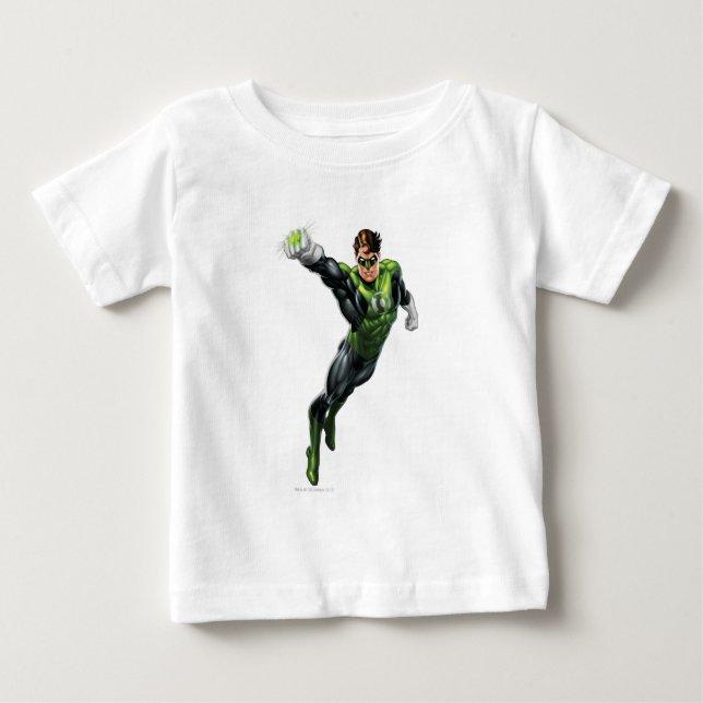 Camiseta Para Bebê Lanterna Verde - Completamente Renderizado, Braço  (Frente)