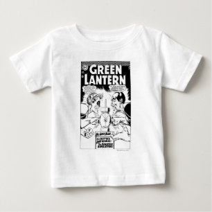 Camiseta Para Bebê Lanterna verde contra Sinestro, preto e branco