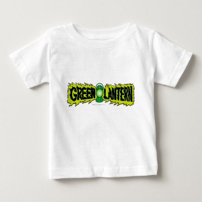 Camiseta Para Bebê Lanterna Verde - Lanterna Brilhante 2 (Frente)