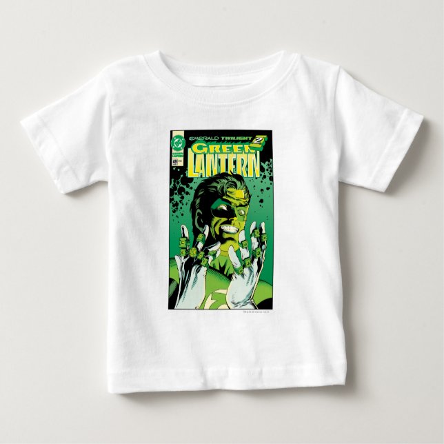 Camiseta Para Bebê Lanterna Verde - Muitos Anéis (Frente)