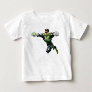 Camiseta Para Bebê Lanterna verde - rendida inteiramente, olhando