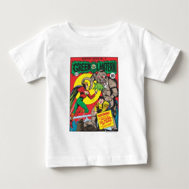 Camiseta Para Bebê Lanterna Verde vs O Feiticeiro das Dúvidas (Frente)