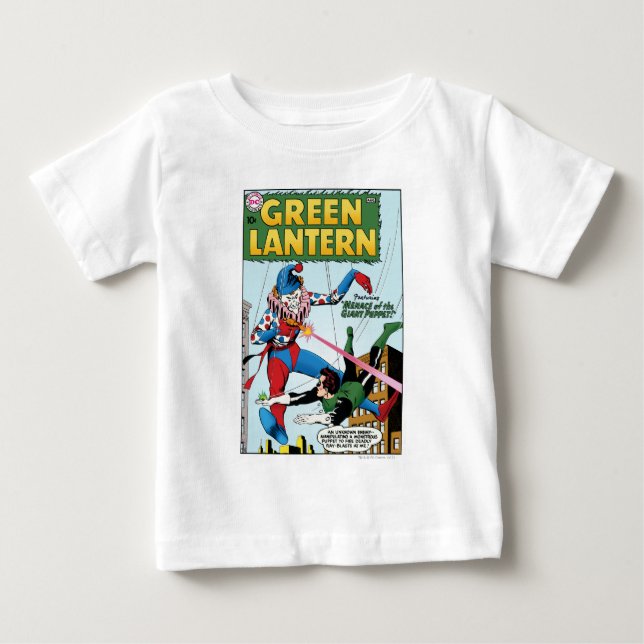 Camiseta Para Bebê Lanterna Verde vs Palhaço (Frente)