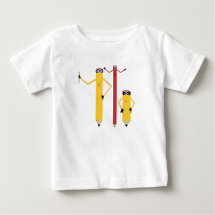 Camiseta Para Bebê Lápis