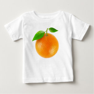 Camiseta Para Bebê Laranja
