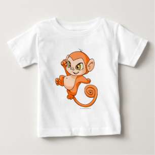 Camiseta Para Bebê Laranja de Mynci