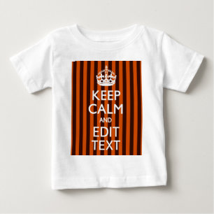 Camiseta Para Bebê Laranja Queimado Personaliza Este Modo De Manter C