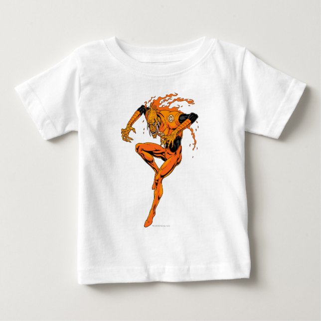 Camiseta Para Bebê Larfleeze - Agente Laranja 1 (Frente)