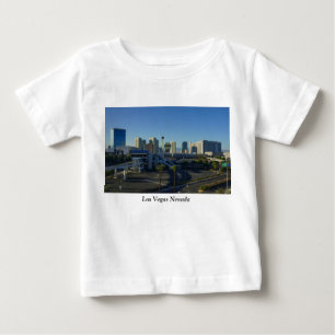 Camiseta Para Bebê Las Vegas Strip à Frente