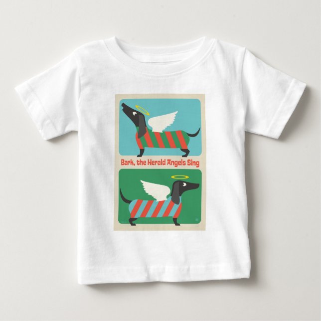 Camiseta Para Bebê Latido, O Anjo Herald (Frente)