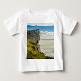 Camiseta Para Bebê Latrabjarg cliffs, Islândia