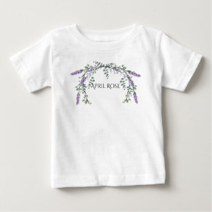 Camiseta Para Bebê Lavanda e Eucalyptus