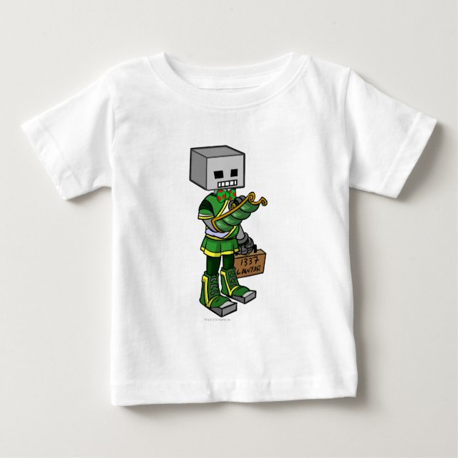 Camiseta Para Bebê Lawyerbot Brightvale Staff Player (Frente)