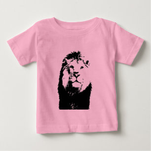 Camiseta Para Bebê Leão