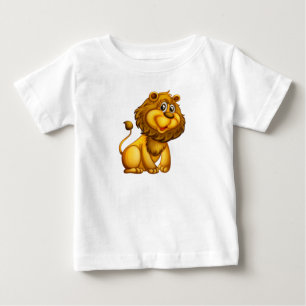 Camiseta Para Bebê leão