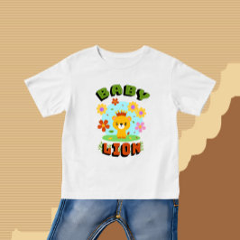 Camiseta Para Bebê Leão-bebê