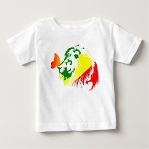 CAMISETA PARA BEBÊ LEÃO BORBOLETA FLY