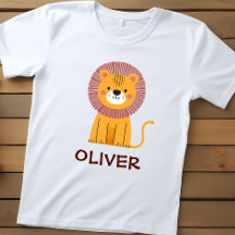 Leão de Desenho Animado Fofo Personalizado