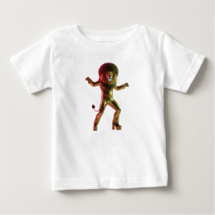 Camiseta Para Bebê Leão do Disco Funky dos Anos 70 em Macacão de Lant