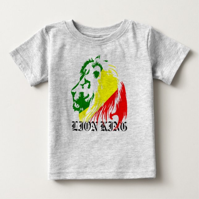CAMISETA PARA BEBÊ LEÃO KING (Frente)
