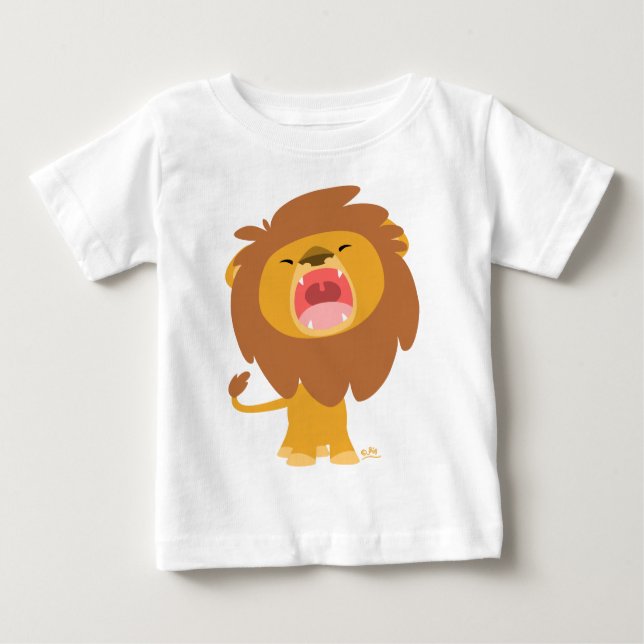 Camiseta Para Bebê Leão-Leão-Leão-Camiseta-Leão (Frente)