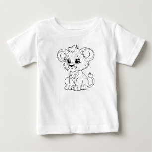 Camiseta Para Bebê Leão, você mesmo.