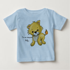 Camiseta Para Bebê Leãozinho