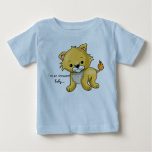 Camiseta Para Bebê Leãozinho