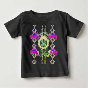 Camiseta Para Bebê Leãozinho Engraçado