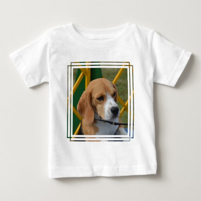 Camiseta Para Bebê Lebreiro adorável (Frente)