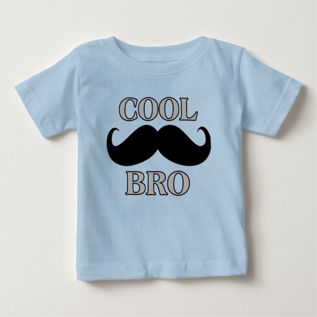 Camiseta Para Bebê Legal bigode (Frente)